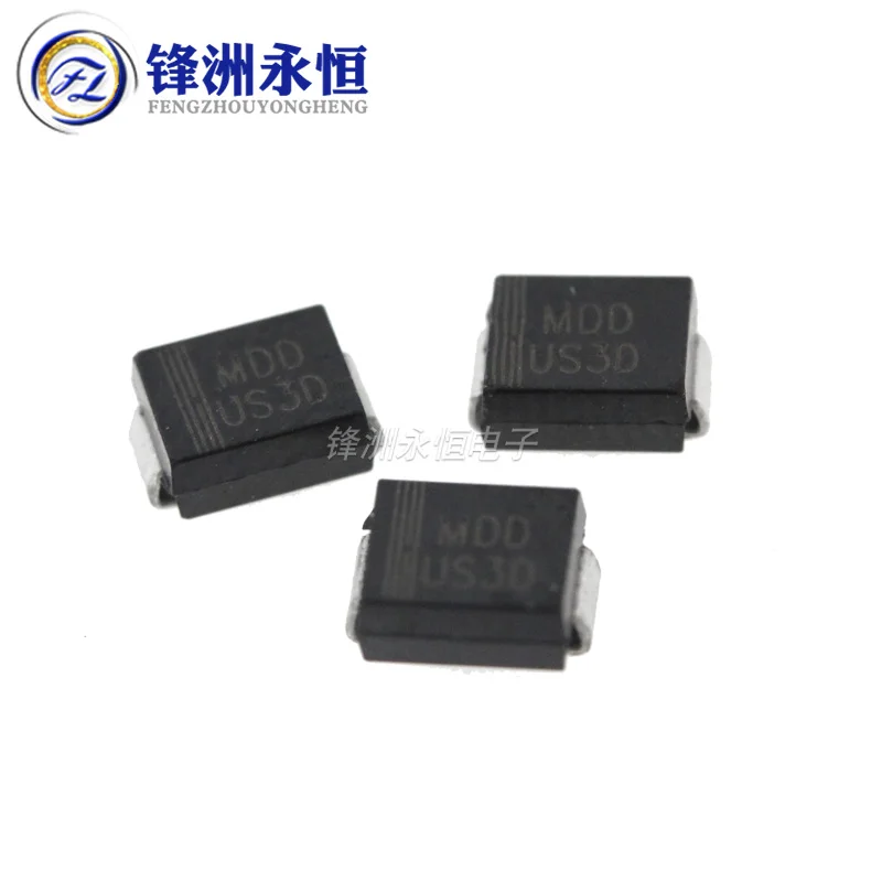 10Pcs/US3D US3DCG high-efficiency fast recovery diode DO-214AA/AB 3A200V SMB/SMC original