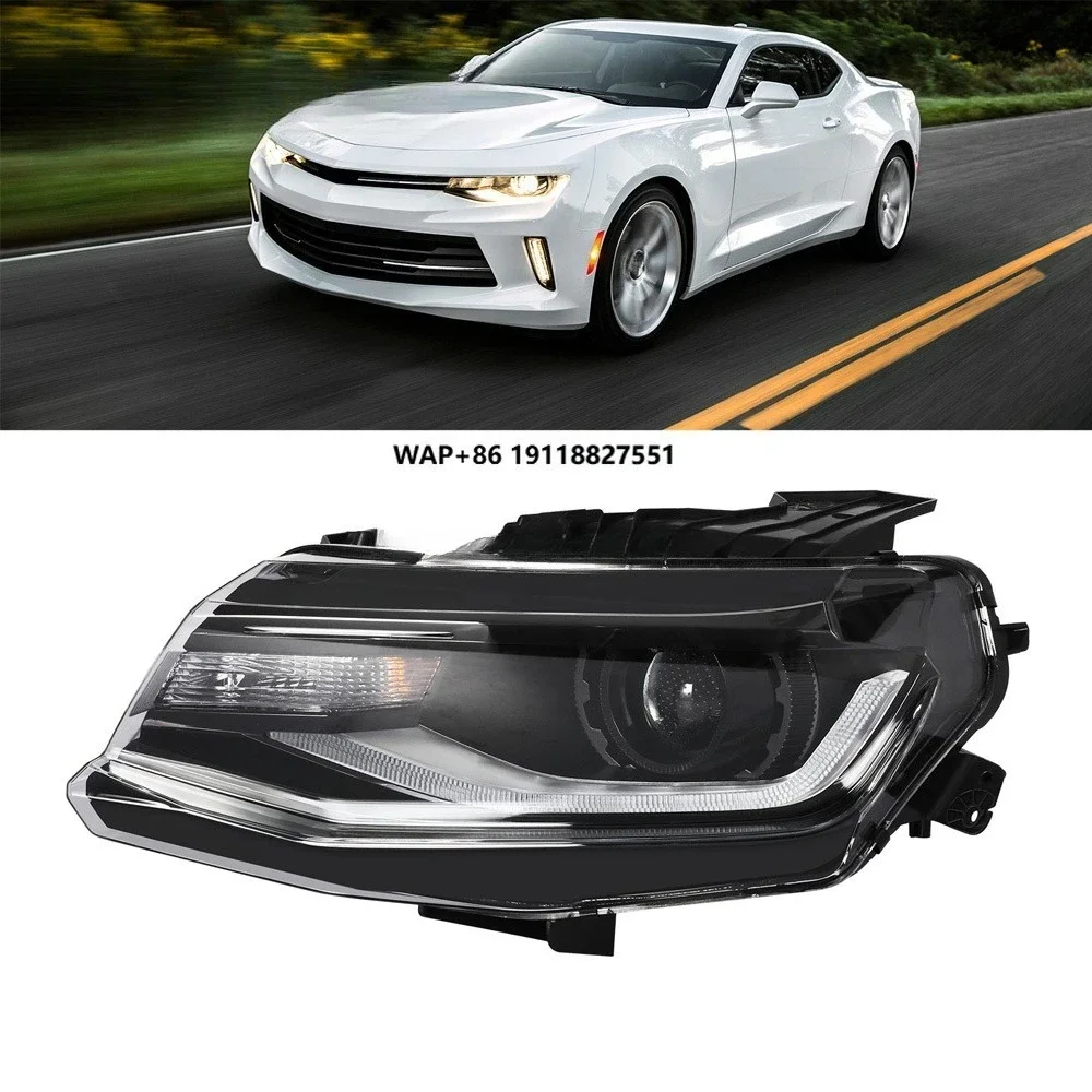 

Factory Production of High Quality Auto Parts 2016-2022 for Chevy for Camaro LED Headlight Assembly Black HID W/ LED DRL(Left)