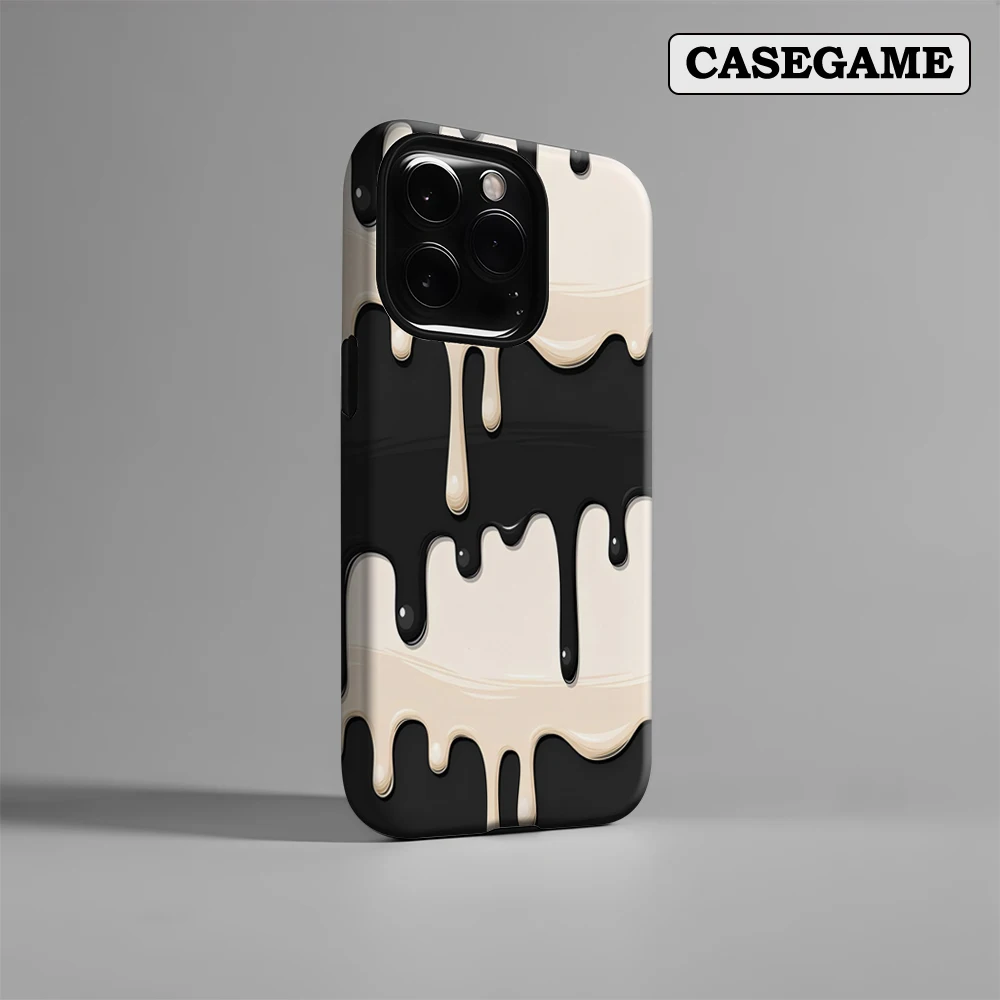 Dripping Elegance IPhone 17 Must-Haves Handyhülle für IPhone 17 16 15 14 13 12 Pro Max Plus Doppelschichtige Rückseite INS