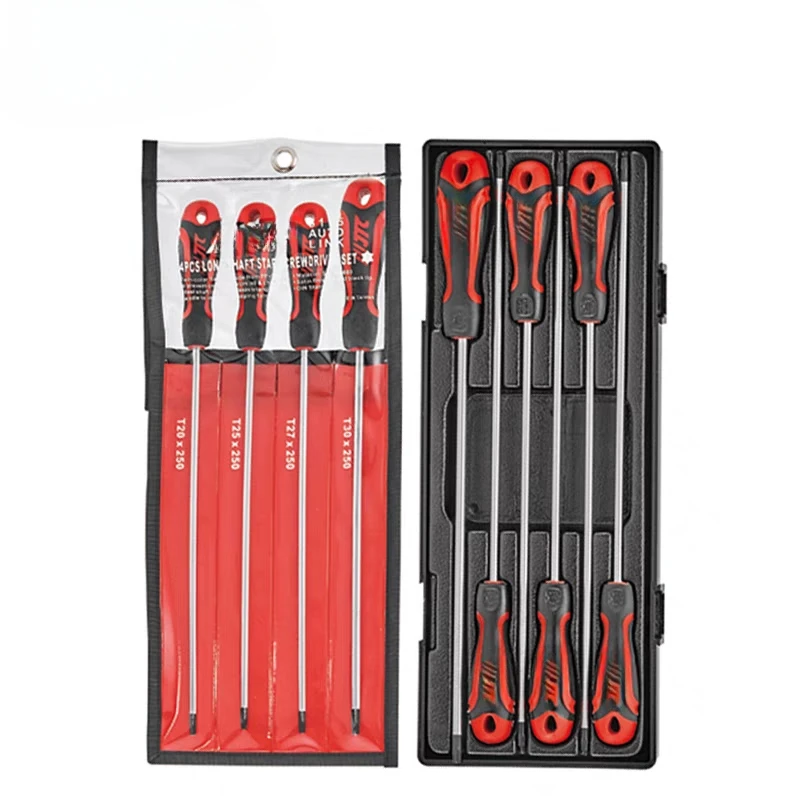 Door handle disassembly tool long axis star shaped screwdriver set