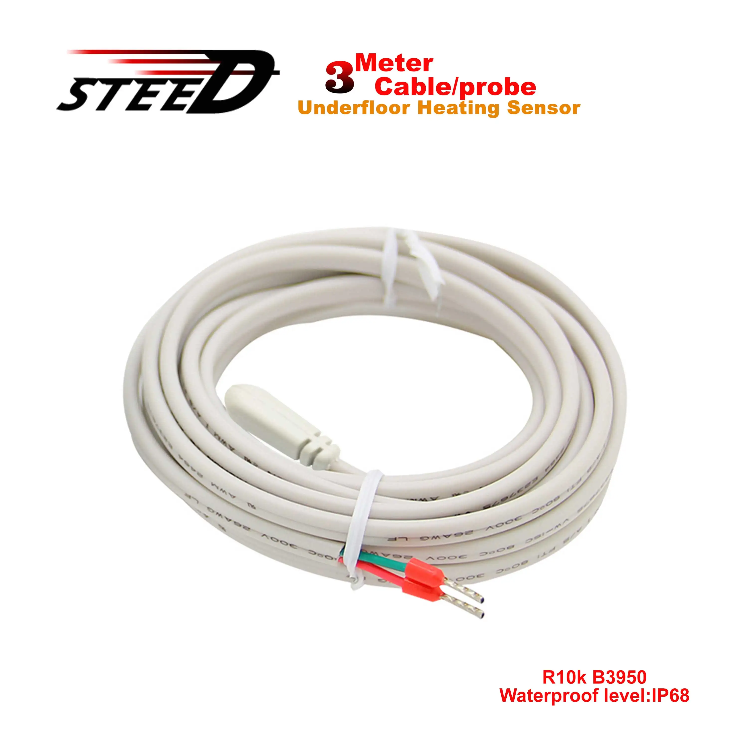 Thermocouple Probe B Value 3950 Temperature Sensor forR Value 10K Floor Heating Thermostat