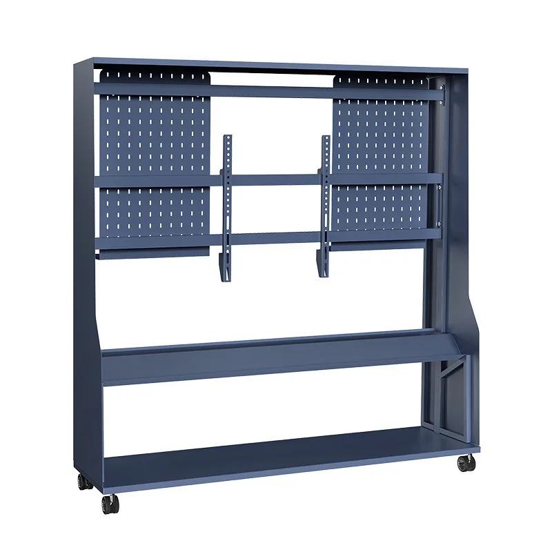 Removable TV Stand TV Cabinet with Floor Pulleys, Art TV Rack Hanger Fits 32-65 Inch Television