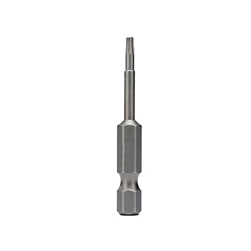 Baja Paduan Magnetik Untuk Mata Obeng Torx 50mm untuk T6 T40 dengan Shank Hex untuk Presisi dan Stabilitas di Ruang Sempit