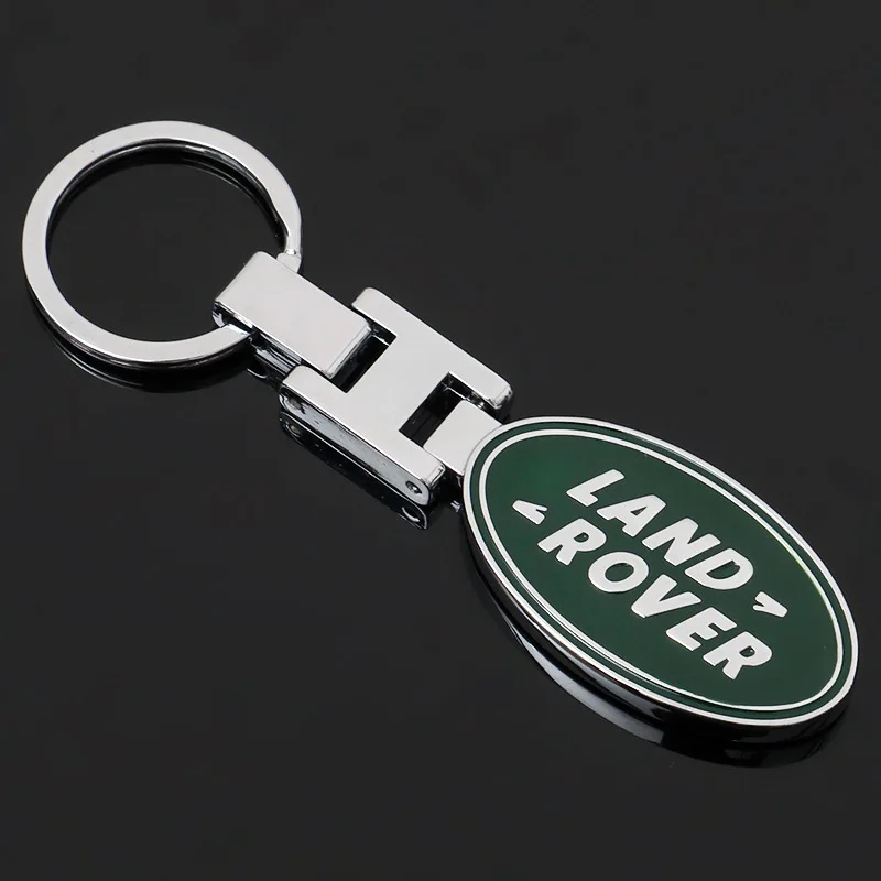 For Land Rover Discovery 3 4 Vogue Velar Freelander 1 2 SVR Evoque Car styling 3D Metal Key Rings Keychain Decoration Accessorie