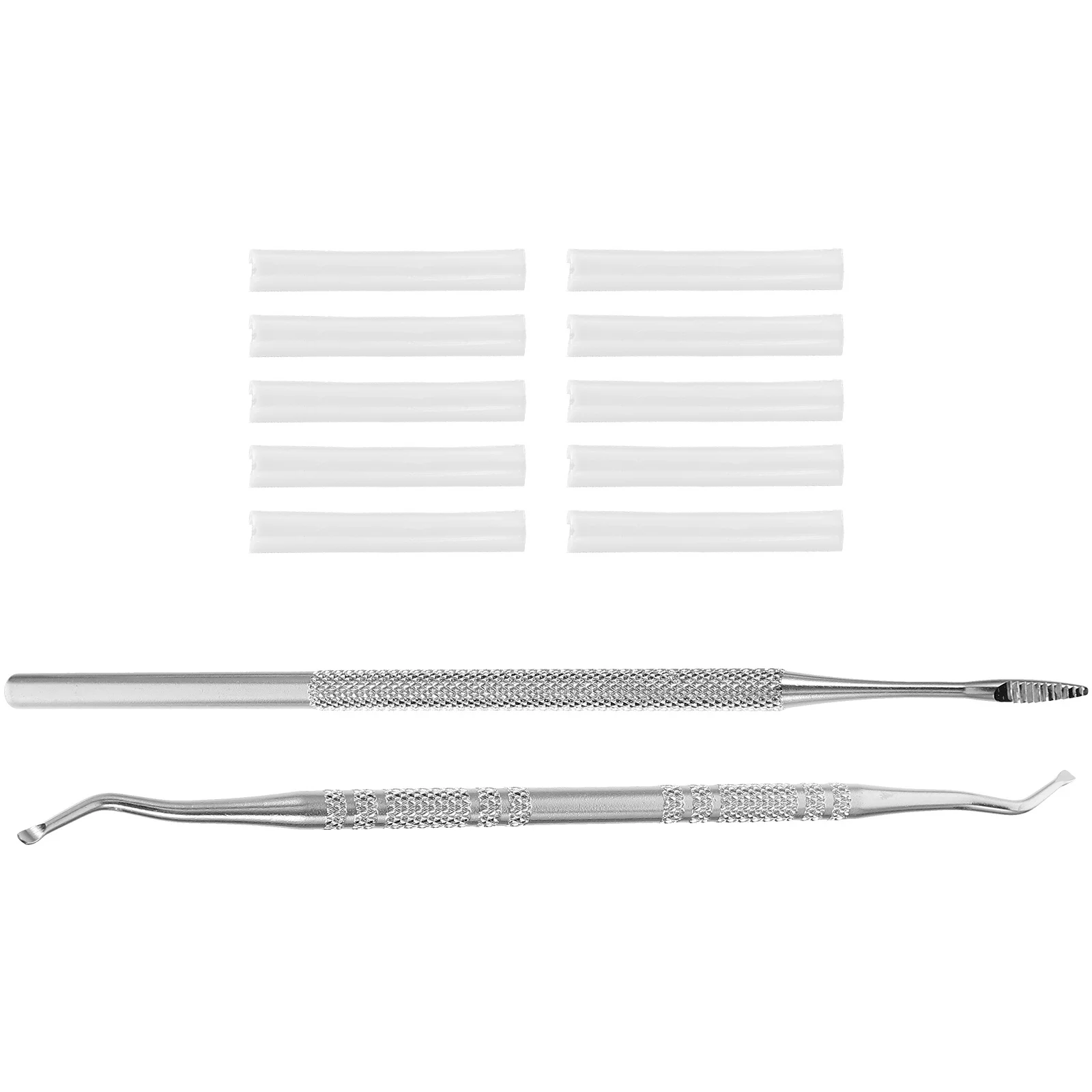 3 szt. Wytrzymałe, zakrzywione naklejki korygujące paznokcie, wysokiej jakości stal nierdzewna, bezpieczne, samoprzylepne naklejki do korekcji paznokci u stóp.