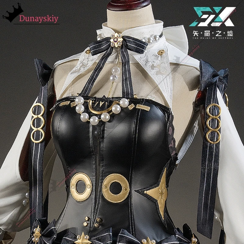 أسترا ياو تأثيري لعبة Zenless منطقة صفر Zzz زي جديد الجلد الثريا شعر مستعار فستان أسود جياكي لوليتا تنورة أنيمي بدلة الحفلات