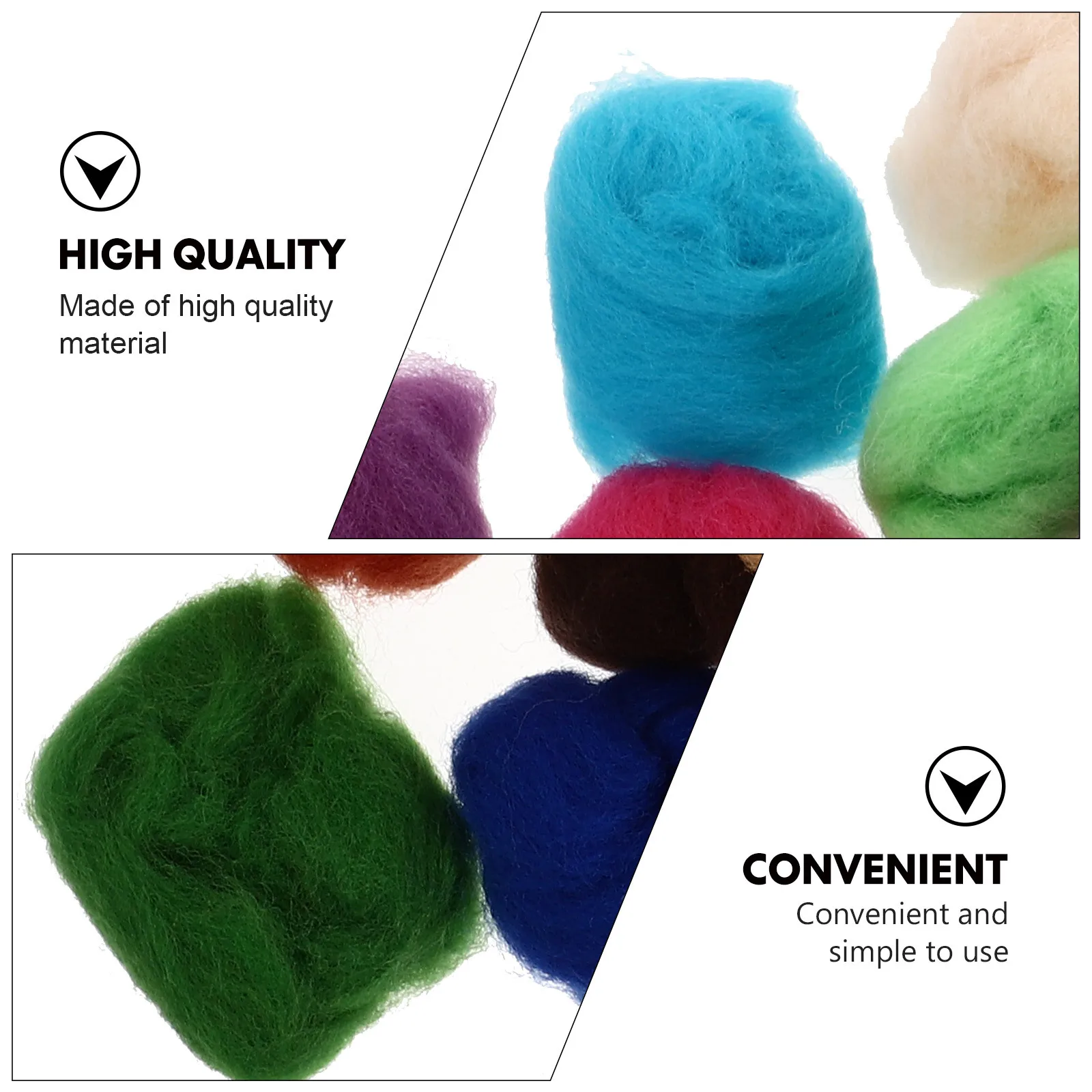 

1Set DIY Needle Felting Kit Complete Wool Felting Tools DIY Craft Supplies Needle Embroidery Accessories Punch Tools