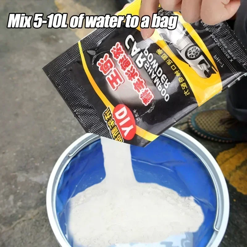 1-50PCS Car Wash Powder Car Cleaning Shampoo Cars Paint Care Coating Cleaning Cars Soap Powder Foam Windshield Wash Accessories