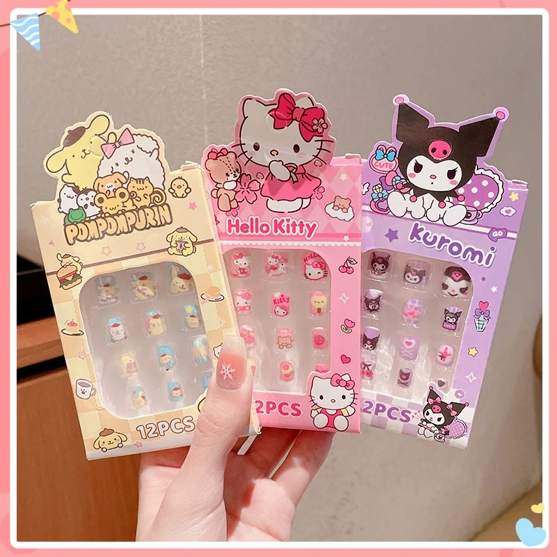 Kids Nail Stickers Nail Patch Cartoon Anime Cute Princess Special 3d Sticker Diamond Girl Wearing Armor Christmas New Year Gift