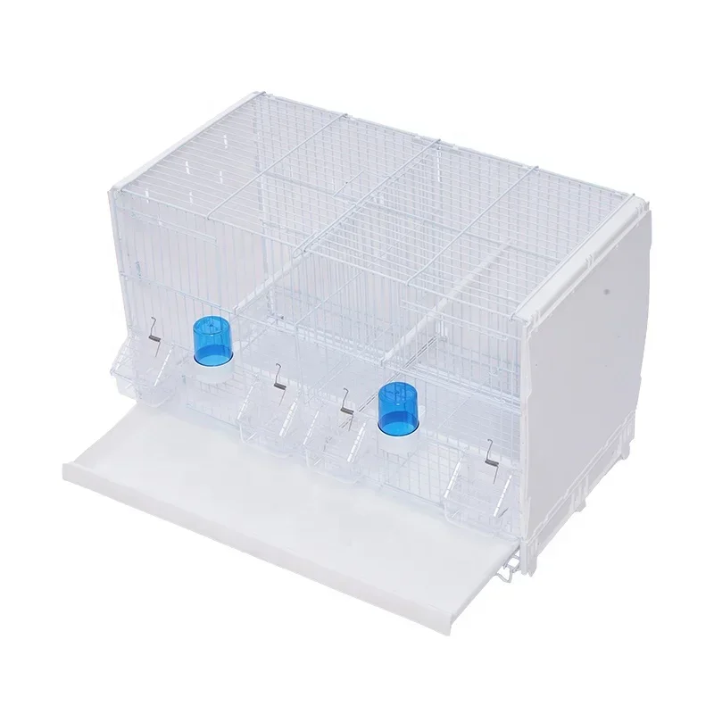 Vendite caldeHigh Guality 2023 Vendita calda Gabbie per uccelli da allevamento impilabili Gabbia per uccelli d'amore di lusso fatta a mano Acquista gabbia per pappagalli canarini in metallo 4