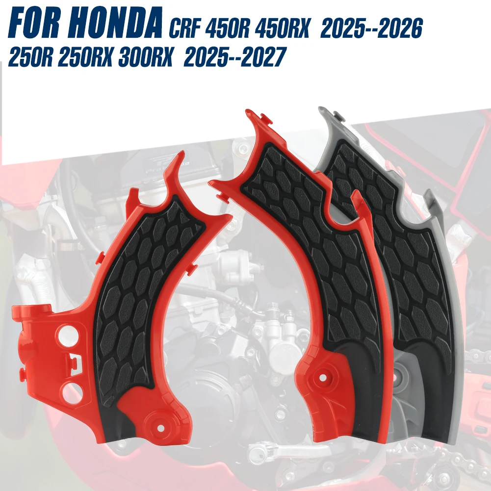 Motorcycle Frame Protector Cover For Honda CRF450R CRF450RX 2025 2026 CRF250R CRF250RX CRF300RX 2025 2026 2027