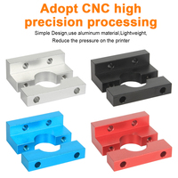 V6 Hotend Fixed Block V6 Volcano Bracket For Creality Ender3 CR10 Series Extruder Assembly Aluminum Block 3D Printer Parts