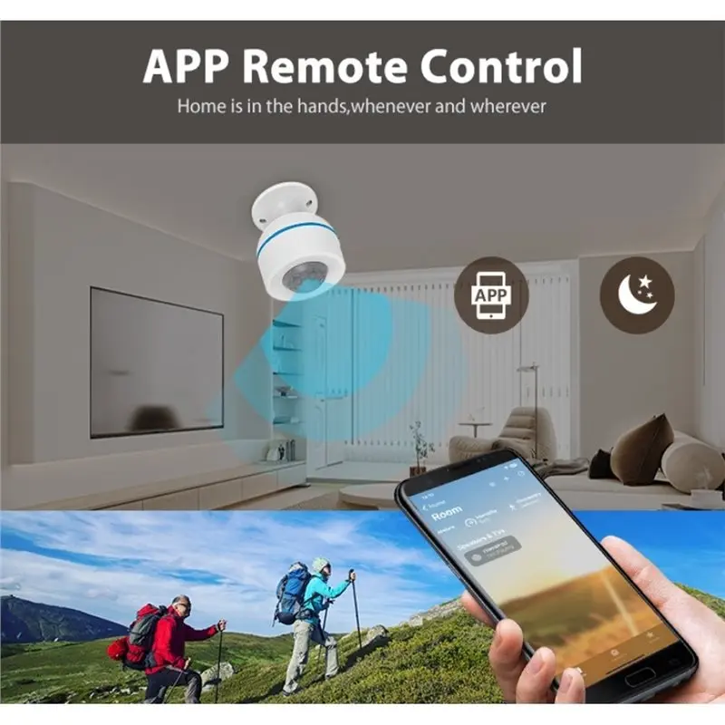 EVENTS DAY Wireless Motion Sensor Detector Tuya Matter Thread Battery Powered 5V 1A/USB Smart Life App Enabled