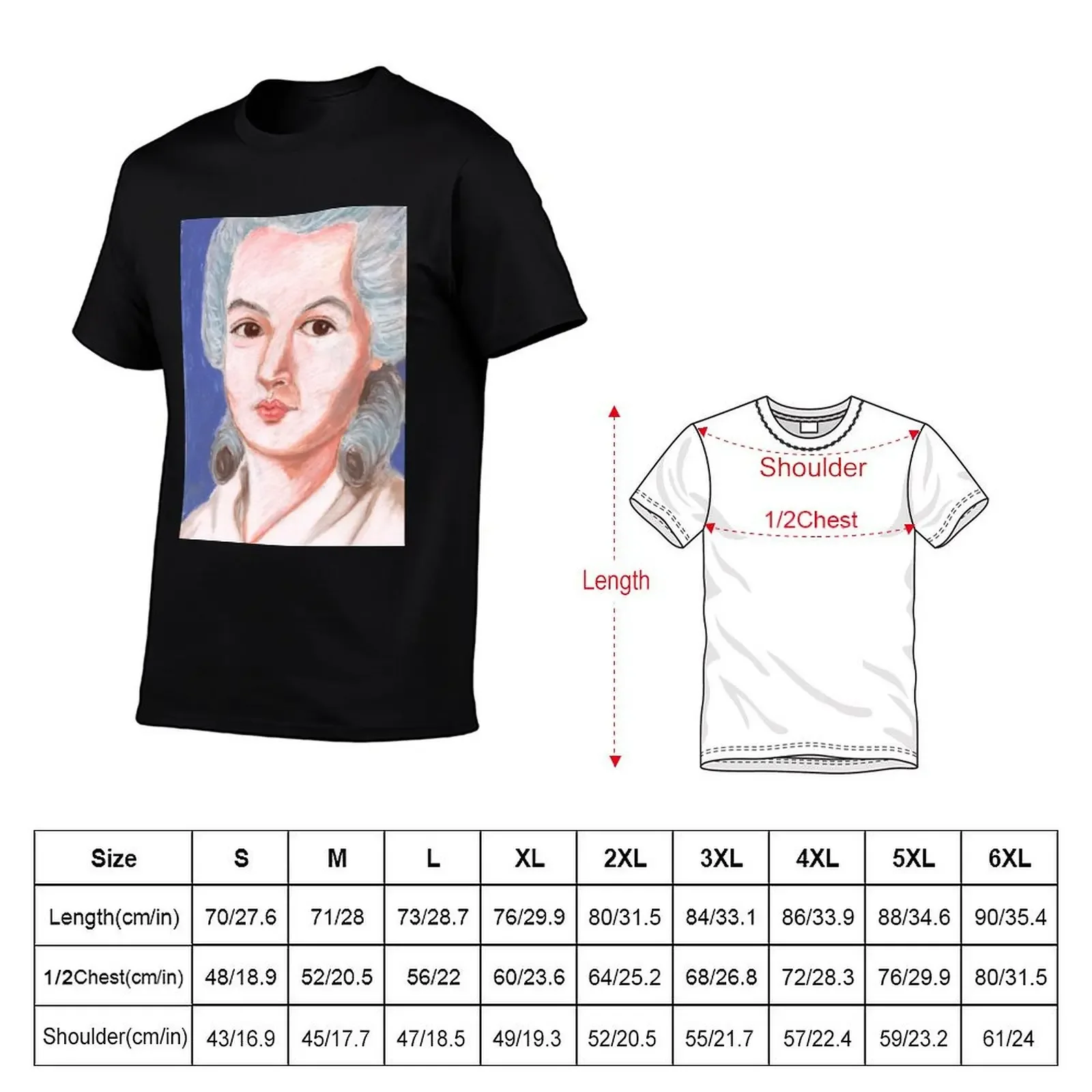 Olympe De Gouge T-Shirt street wear plus sizes t shirt men