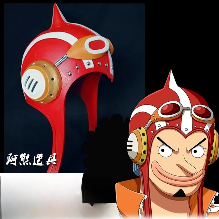 

Hot Anime Usopp Hat Cap Cosplay Props Headwear Halloween Christmas Party Costumes Accessories