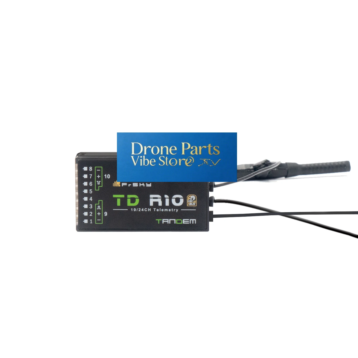 Drone Parts FrSky 2.4G 900M Tandem Dual-Band Receiver TD R10 Receiver With 10 Channel Ports