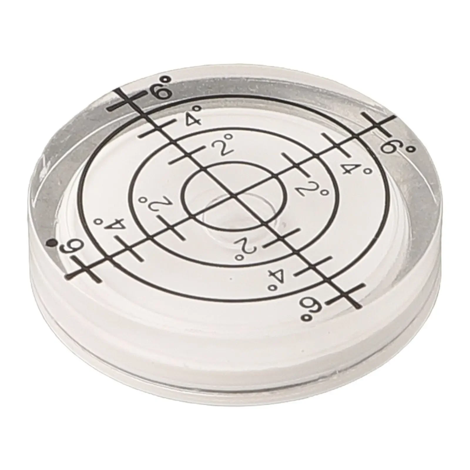 1Pcs 32mm For Spirit Bubble Degree Mark For Level Round Circular Measuring Meter Horizontal Ruler Acrylic Measure Tools