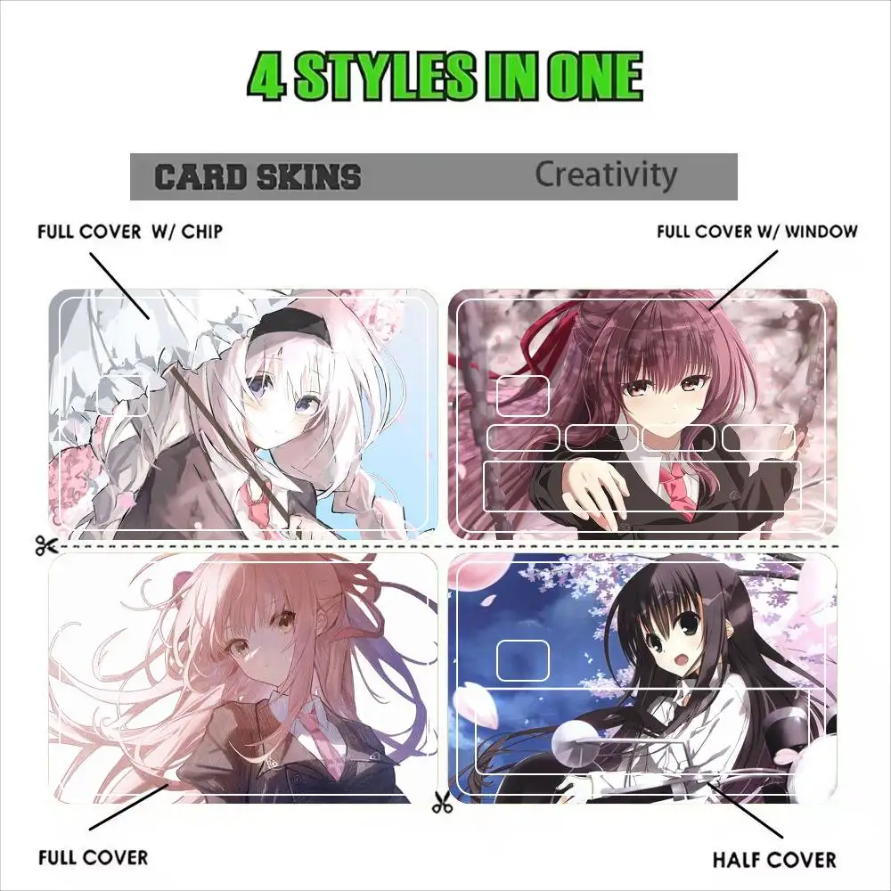 Sakura no Uta Rina Sticker Film Tape Skin for Credit Card Debit Card Waterproof Stickers