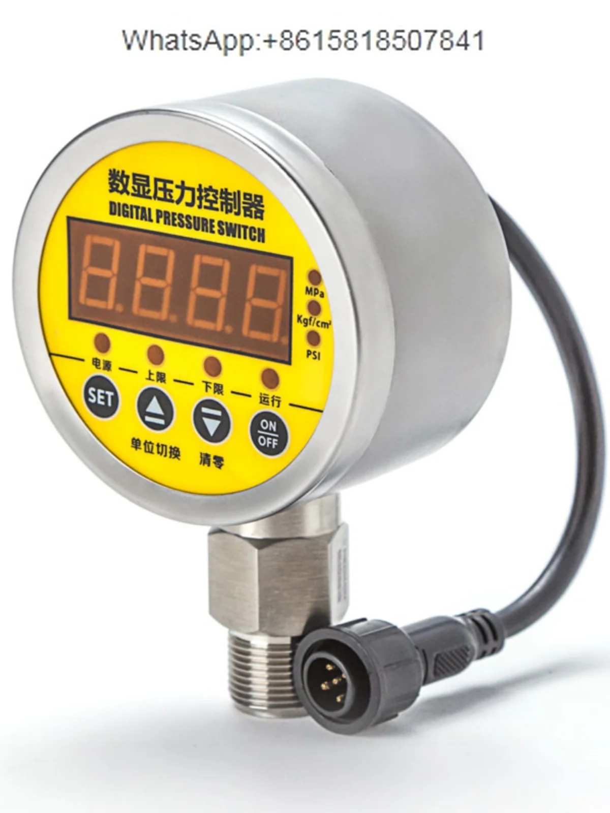 MD-S800E Stainless Steel Digital Pressure Controller Digital  Gauge Water  Air  Oil  Gauge