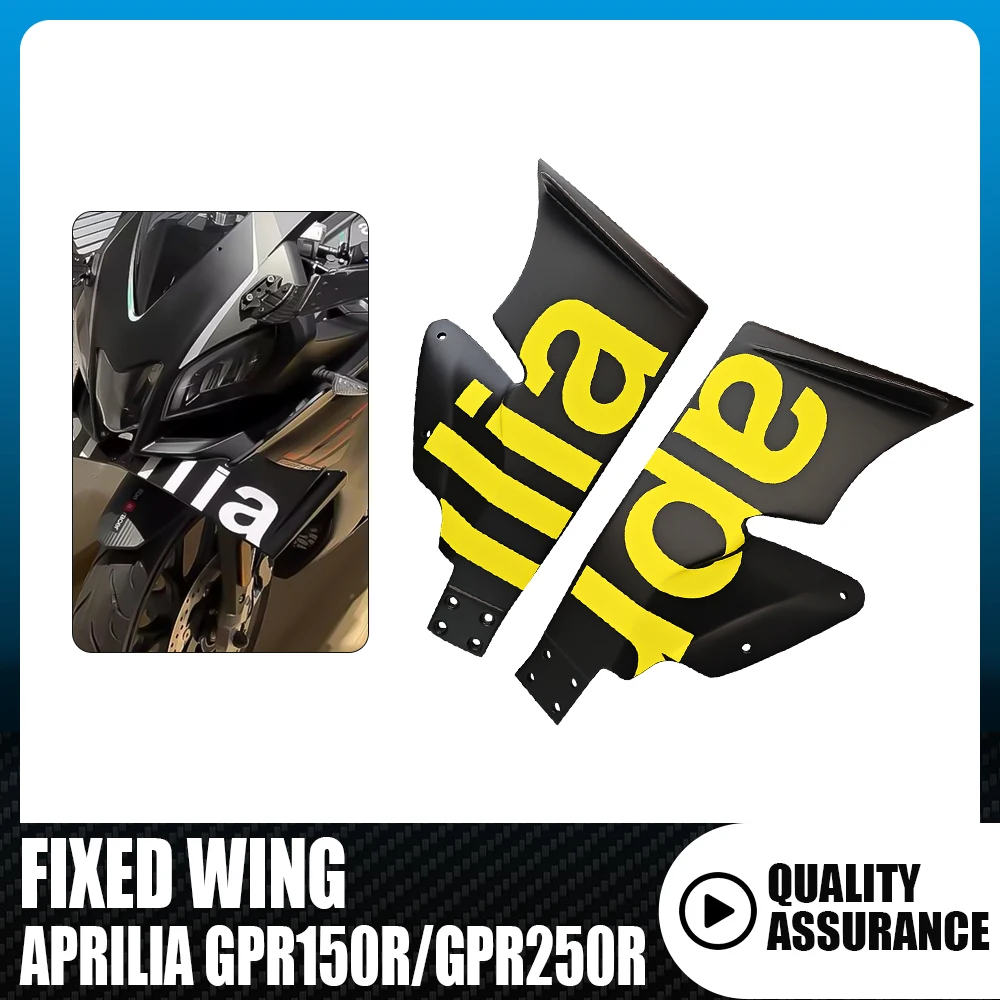 

For APRILIA GPR150R GPR250R General Motorcycle Accessories Fixed Wings Front Aerodynamic Wind Side Winglet Wing Spoiler Fairing