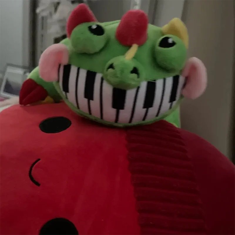 새로운 Poppyed Pianosaurus 만화 봉제 인형 애니메이션 악몽 게임 플러시 인형 베개 인형 장식 장난감 어린이 생일 선물