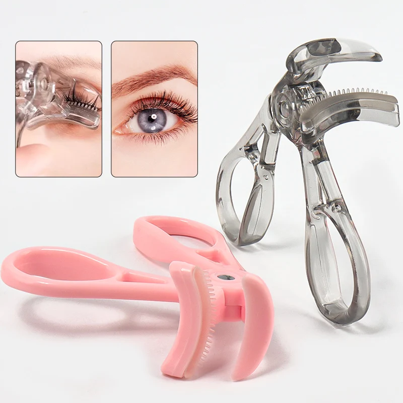 1pProfessional Wide-angle Eyelash Curler Frameless Curling Comb Tooth Lash Curler with Refill Pad Long-lasting Shaping Lash2026