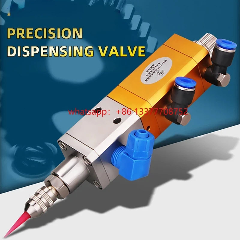 

UV Dispensing Valve Anti-drip Silicone Valve Suck Back Epoxy Silicone Resin Glue Pneumatic Precision Dispensing Valve MY-3131