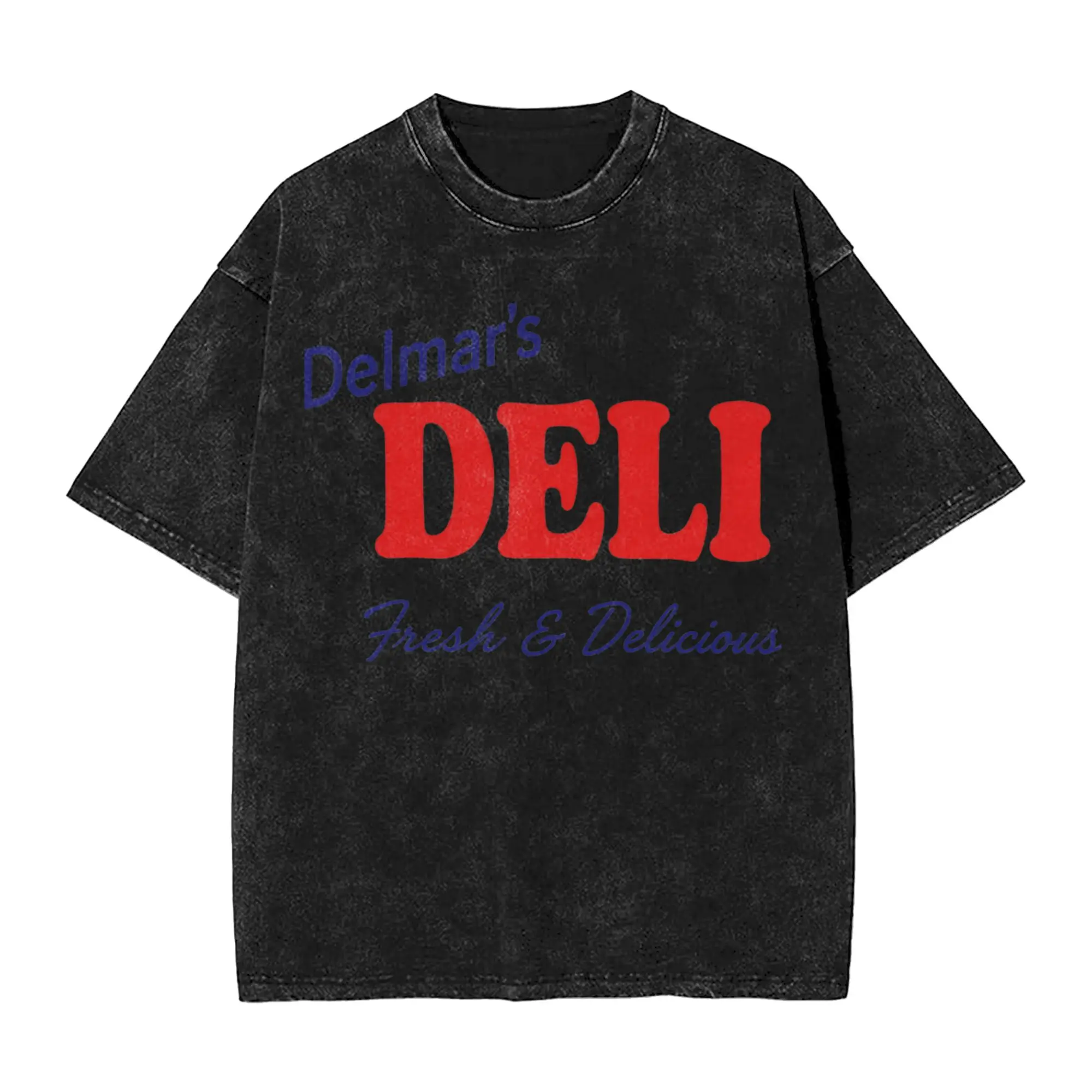 Peter Parker's Delmar's Deli  Merch Washed T Shirt for Men Women Streetwear Hip Hop T-Shirt Graphic Printed  Tees 100% Cotton