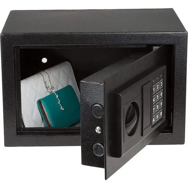 DurableSafe Household Anti-theft Box Small Password Safe Office Hotel All Steel Storage Box 4
