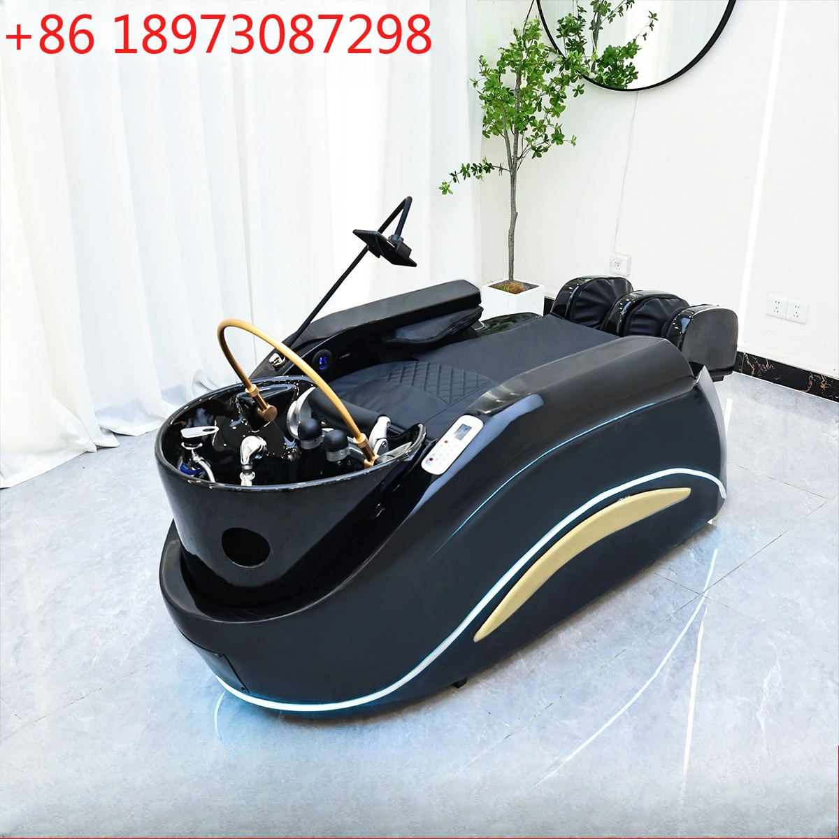 

Умная электрическая массажная кровать с шампунем, парикмахерская, парикмахерская, кровать для лечения головы с циркуляцией воды