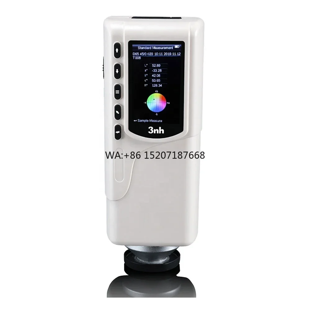 

Handheld Precision Colorimeter NR20XE Double Locating Color Difference Meter Tester 20mm Measuring Aperture Color Meter