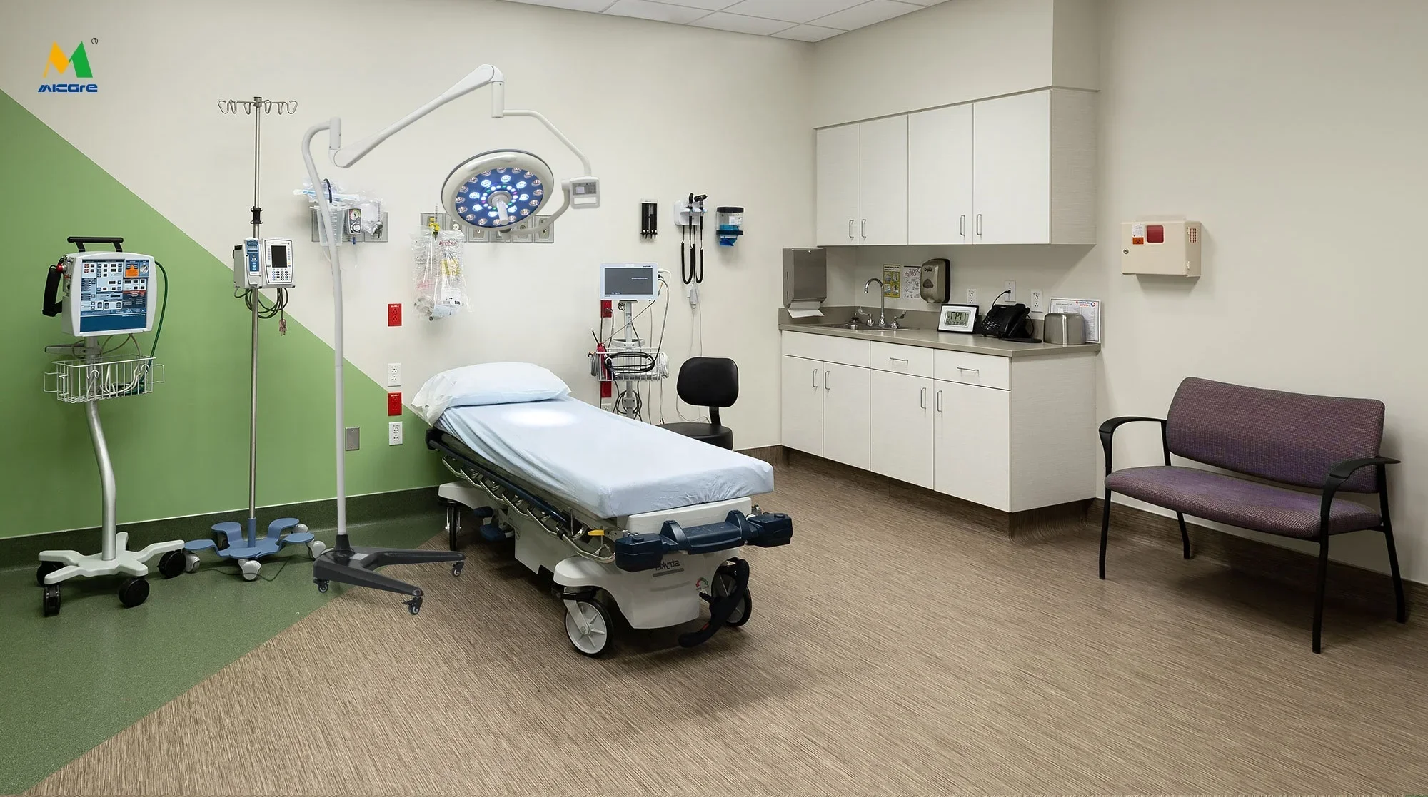 

Flexible Hospital Operation Theatre Lights Mobile Led Light With Battery Medical shadowless operating lamp