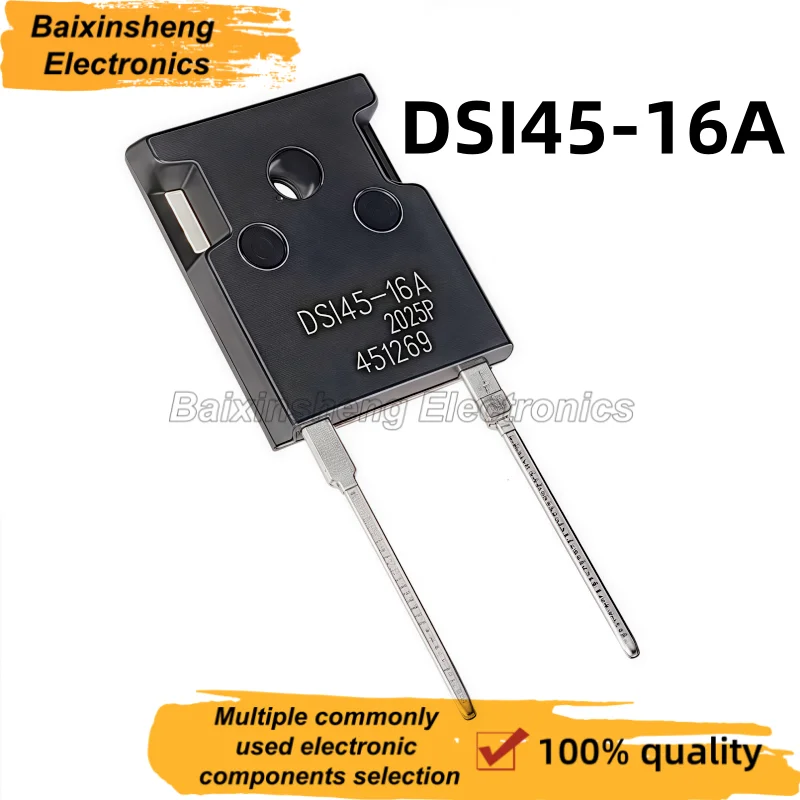 

5PCS high quality DSI45-16A TO-247-2PIN DS145-16A fast recovery diode