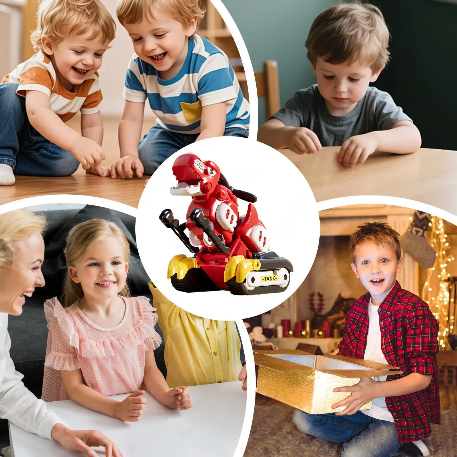 Transforming Dinosaur Toys Vehicle Model Transformation Figure Toys For Home Preschool Boys Girls Birthday Party Favor Holiday