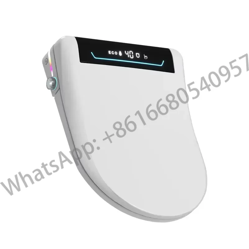 Multifunctional Automatic Flip Heating Seat for Toilet Smart Bidet Electric Cover Ring Foam Shield Plastic Material