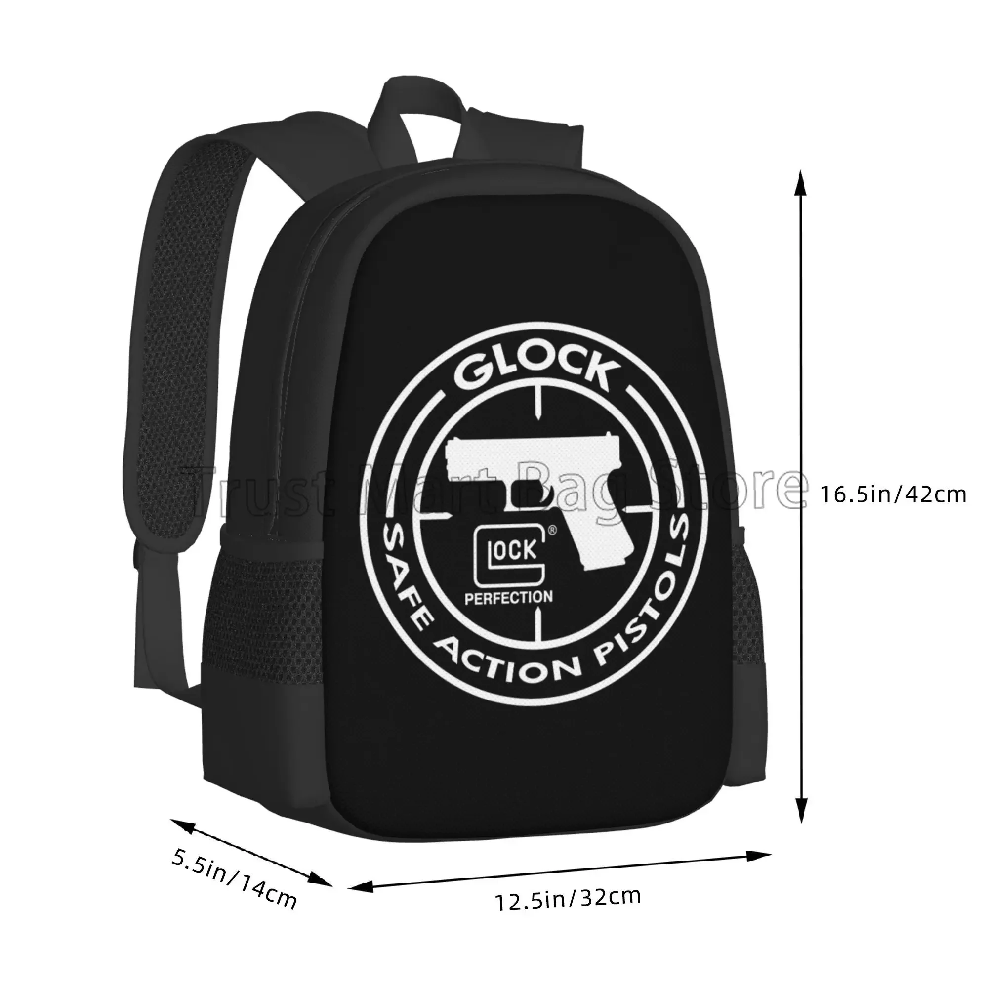 Tactical Glock Shooting Sports Travel Backpack Men Women Casual Shoulder Bags School Bookbag College Student Daypack