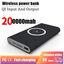 Powerbank200000mAh Wireless Power Bank Two-way Super Fast Charging  Portable Charger Type-c External Battery Pack for IPhone New