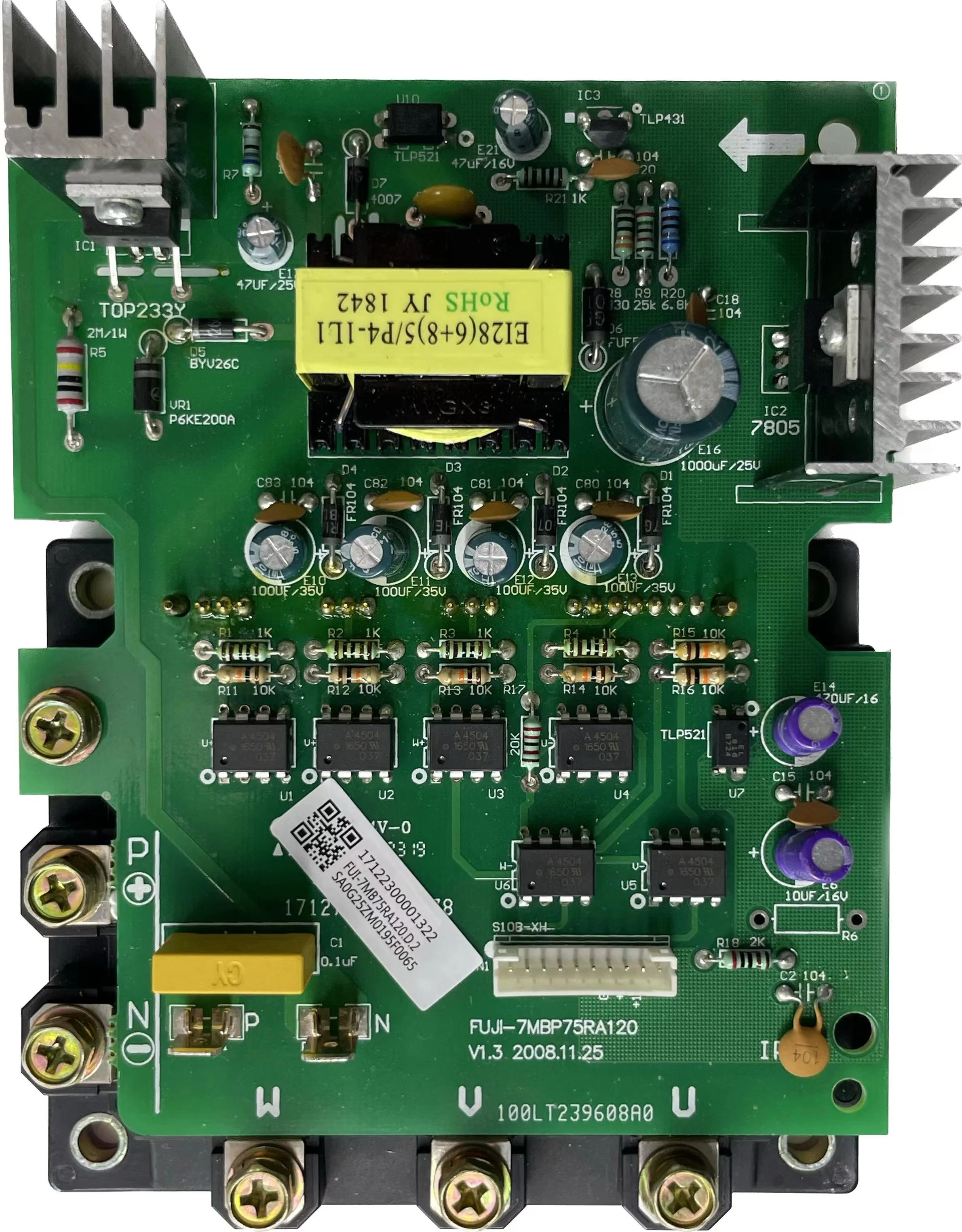 TLF Authentic Original MDV DC Frequency Conversion Central Air Conditioning FUJI-7MBP75RA120 75A Power Module Electric Source Sa
