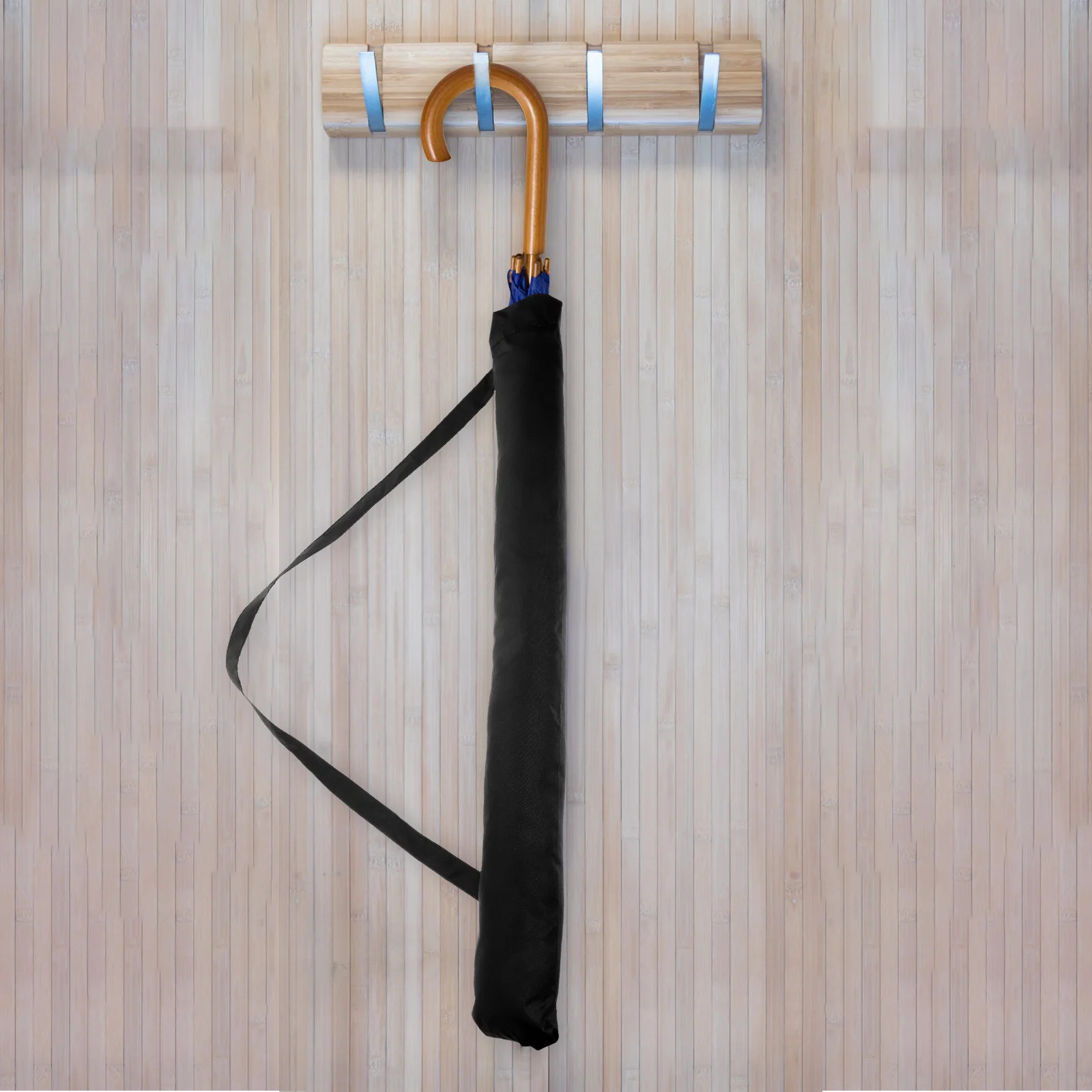 

2pcs Hand Umbrella Cover Bag Absorbent Umbrella Storage Pouch Adjustable Strap Hanging Portable Cover For Car Travel