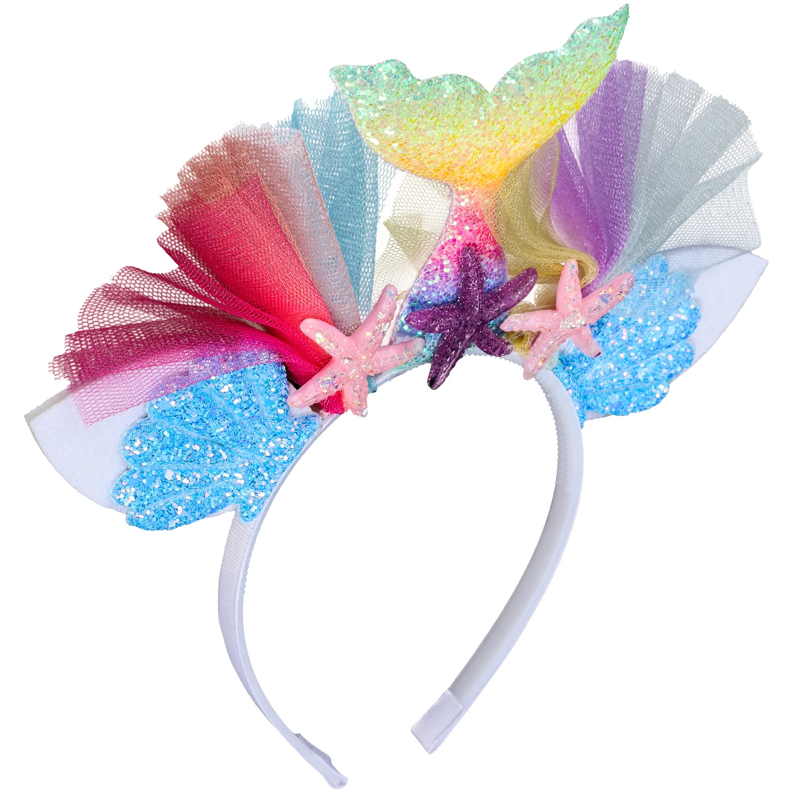 

1pc Mermaid Headband Hair Accessories Kids Hoop Hairstyle Party Supplies Wedding Cool Design Costumes Girls