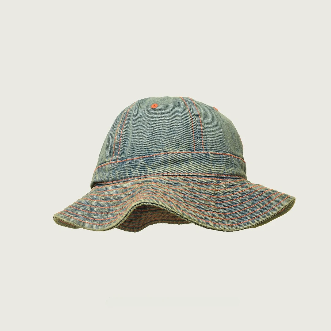 Dome Cowboy Fisherman Hat Spring Summer Fashion Brand Sun Hat Street Casual Men and Women Short Eaves Niche Retro Basin Hat