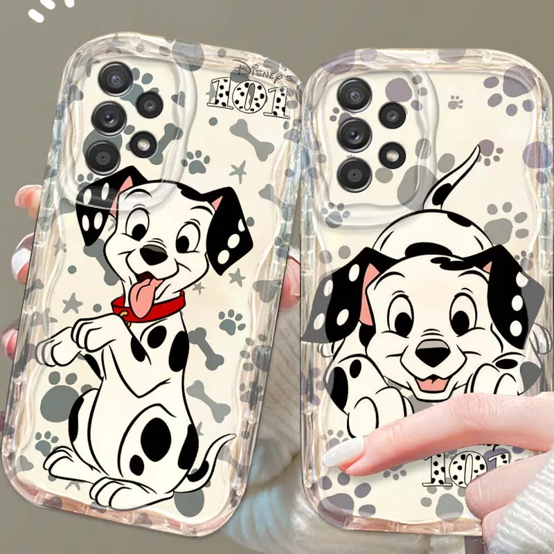 101 الدلماسية لطيف قضية الهاتف لسامسونج A73 A72 A71 A56 A55 A54 A53 A52 A51 A32 A36 A26 A25 A13 A14 5G موجة النفط