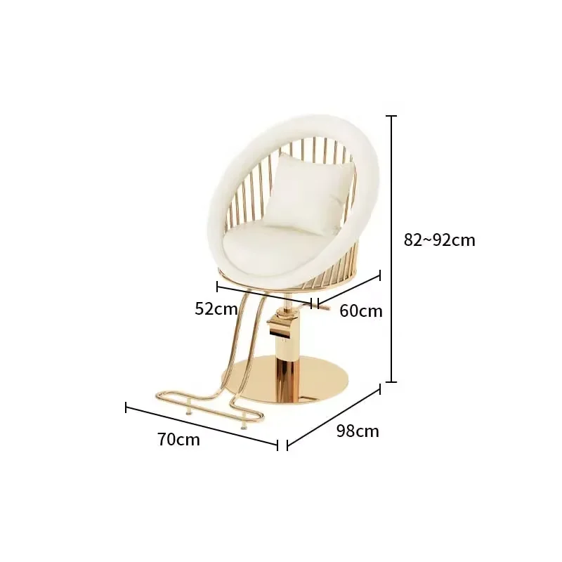 

New Beauty Salon Chair Fashion Salon Chair For Hair Stylist Luxury Barber Chair Colors can be customized
