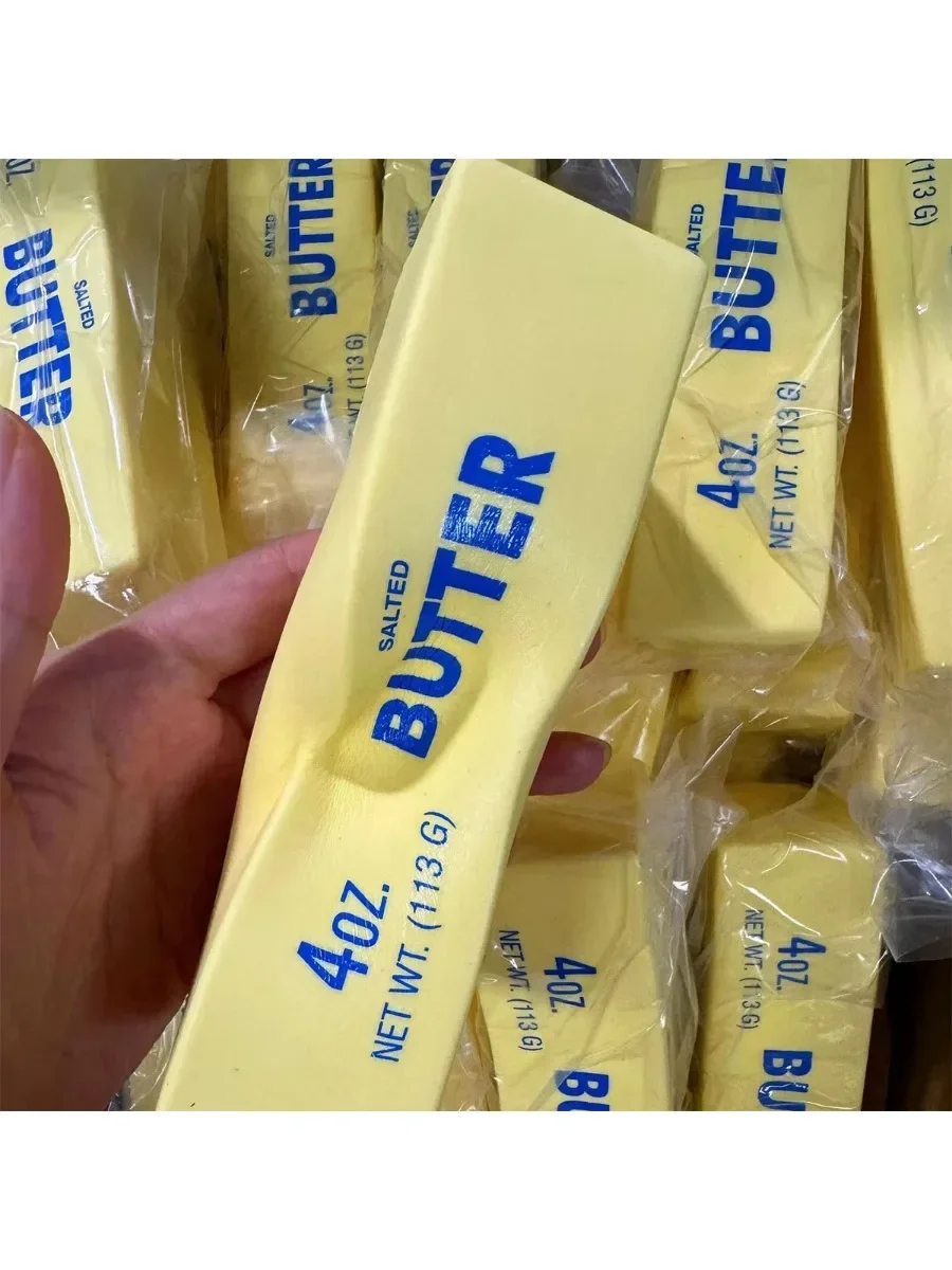 Weicher, langsamer Rückprall-Butterstab, Quetschspielzeug, realistische Butterstäbchen, Dekompressions-Zappelspielzeug