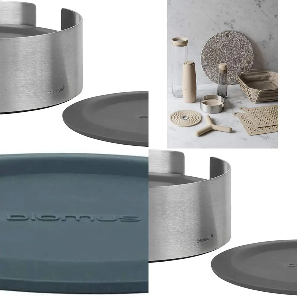 

Набор угольных подставок из 6 предметов из нержавеющей стали с магнитным держателем