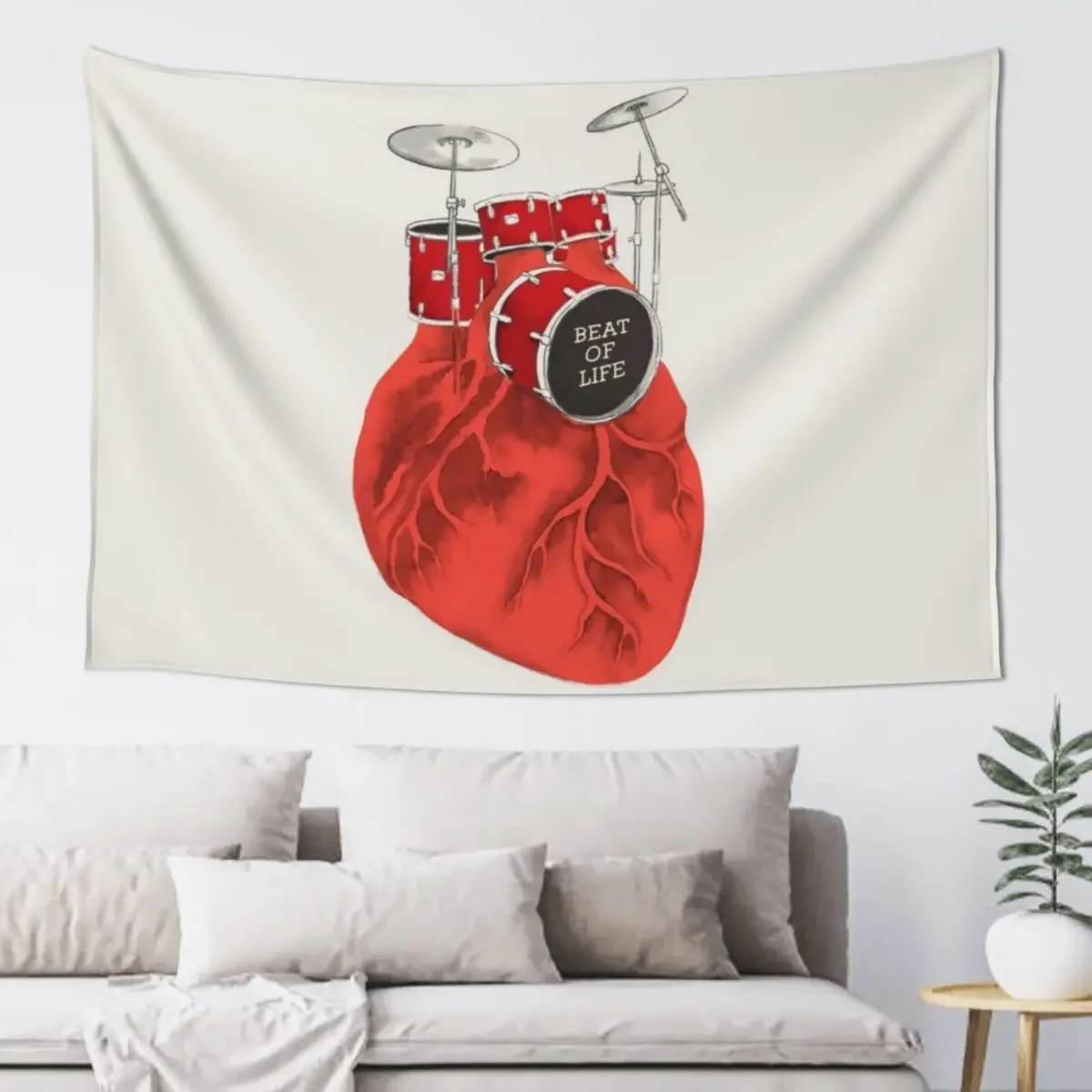 Beat of Life Tapestry Christmas Decoration Home And Comfort Decor Wall Hangings Decoration Wall Tapestries Tapestry