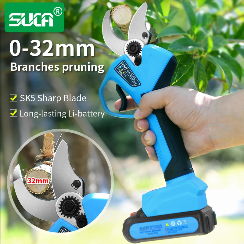 New Design Garden Tree Vine Tool Electric Pruning Scissors Shears with Battery