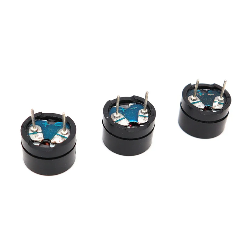 Passiva Split Buzzer Módulo, Módulo de Baixo Nível, Novo Kit, Alta Qualidade, 12x8.5mm, 1.5V, 3V, AC 16 Ohm Pin, 10Pcs