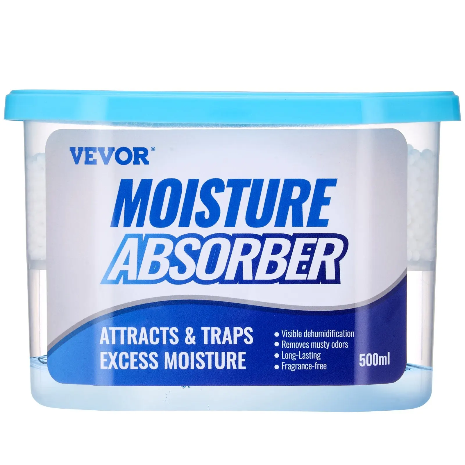 Cajas absorbentes de humedad, cajas absorbentes de humedad de 10,8 Oz, 6 paquetes, deshumidificador sin fragancia que atrae la humedad adicional