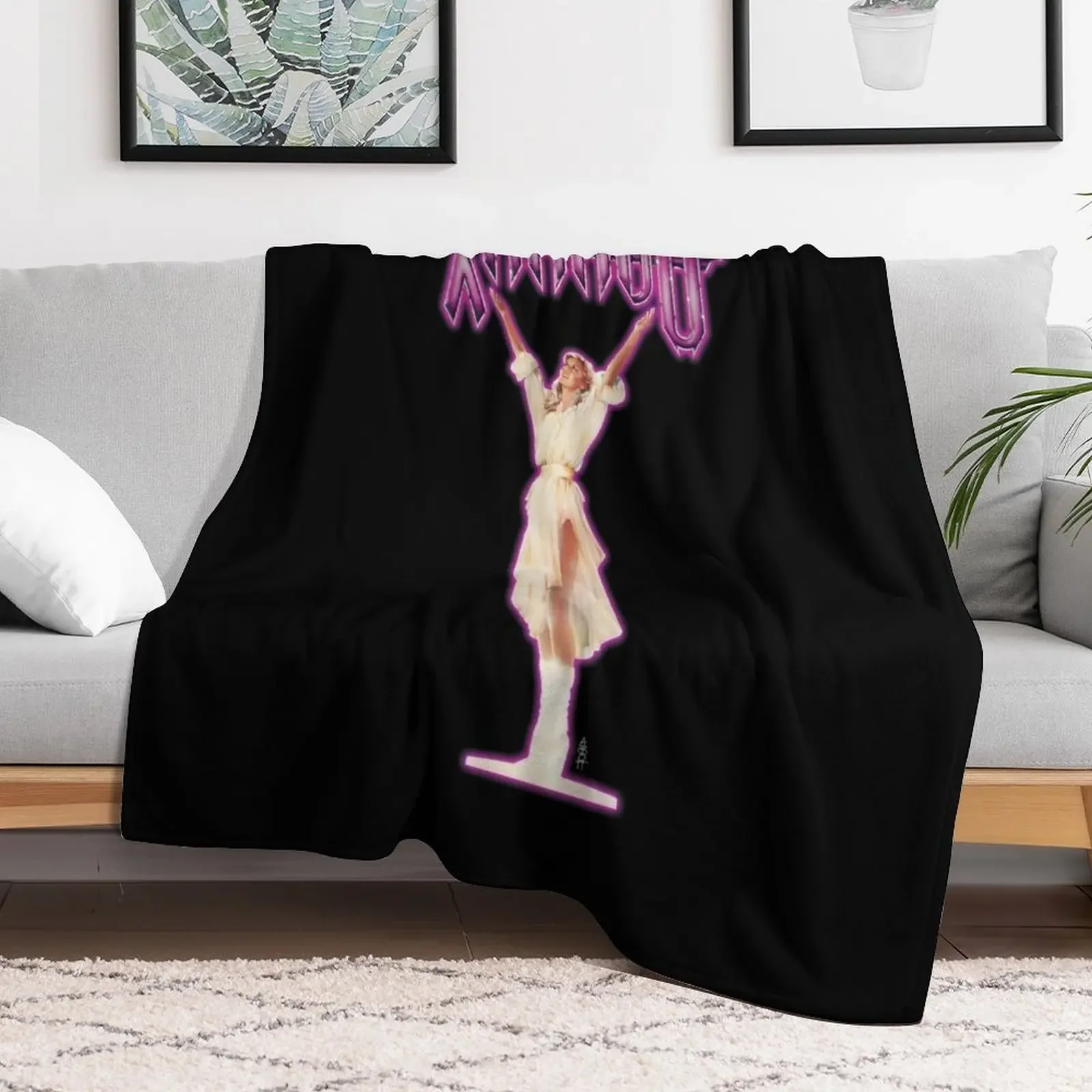 XANADU Kira Olivia Newton-John Throw Blanket decorative Bed covers Polar Blankets